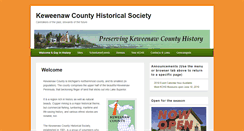 Desktop Screenshot of keweenawhistory.org